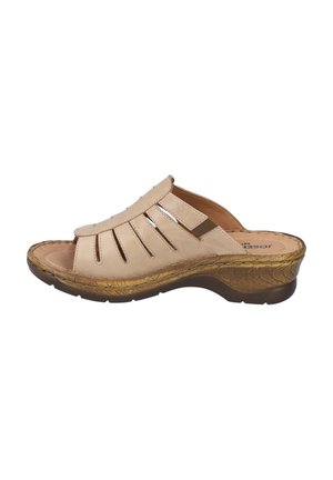 CATALONIA - Pantolette hoch - beige