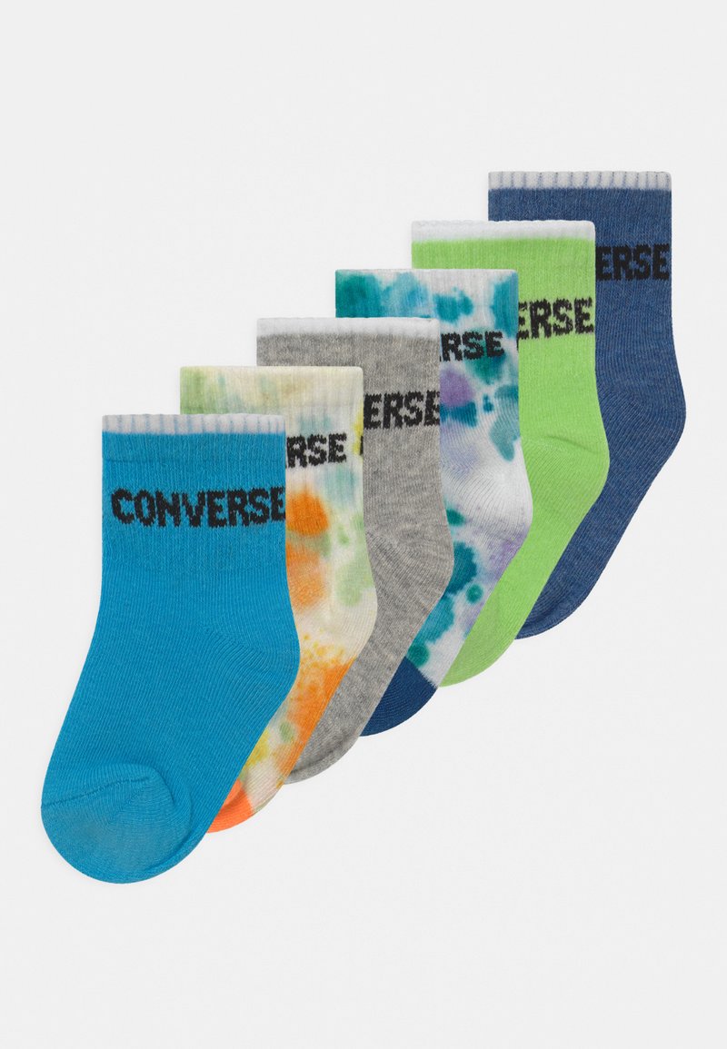Kinder Socken | Converse FASHION GRIPPER TODDLER QUARTER 6 PACK UNISEX Socken marina blue/royal - VM12016 Kinder Socken | Converse FASHION GRIPPER TODDLER QUARTER 6 PACK UNISEX Socken marina blue/royal - VM12016