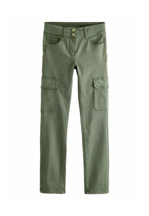 Slimfit džínsy - khaki green