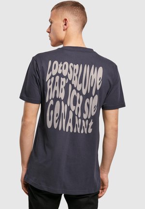 DIE FLIPPERS  LOTOS BLUME - T-Shirt print - navy