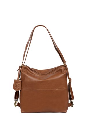 NATURAL  - Handbag - cognac