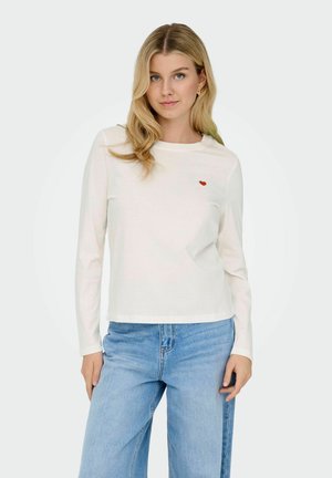 JDYPISA LS PRINT JRS DIA - Longsleeve - cloud dancer
