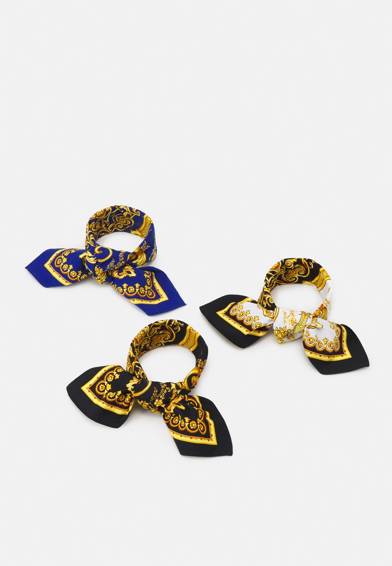 Zign UNISEX 3 PACK - Lenço - black/white/blue