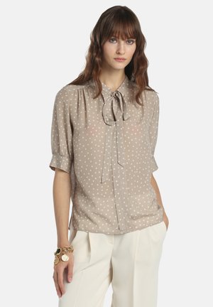 BARCOLANA - Blusa - tortora