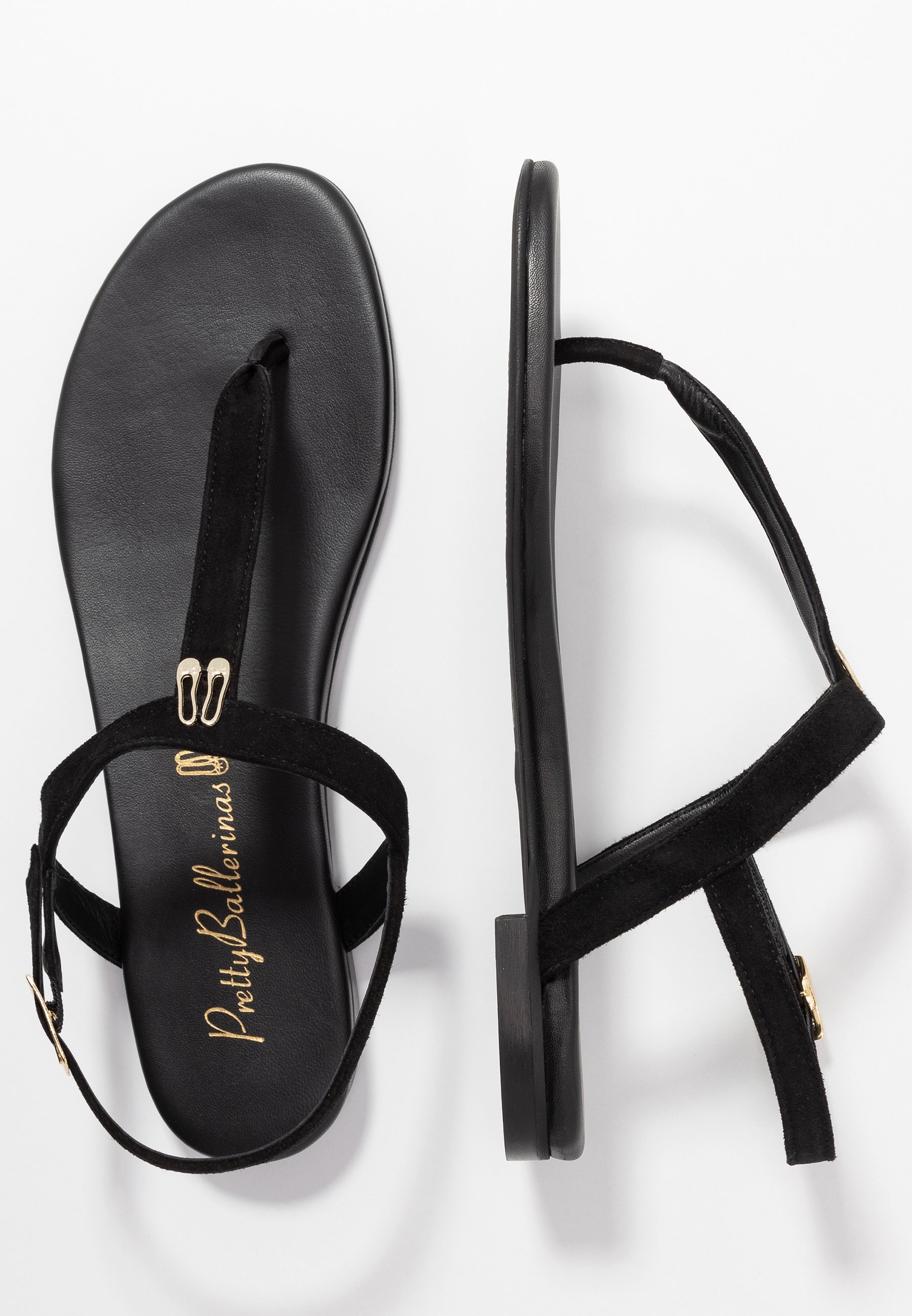 Pretty Ballerinas ANGELIS - Sandalias de dedo - black/negro - Zalando.es