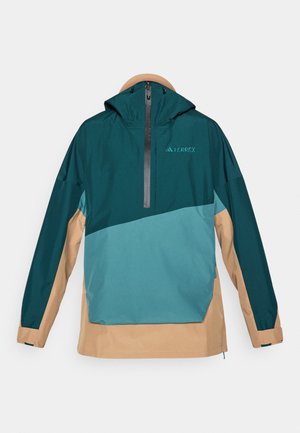 Adidas Terrex ANORAK - Skidjacka - preloved teal/aurora ivy