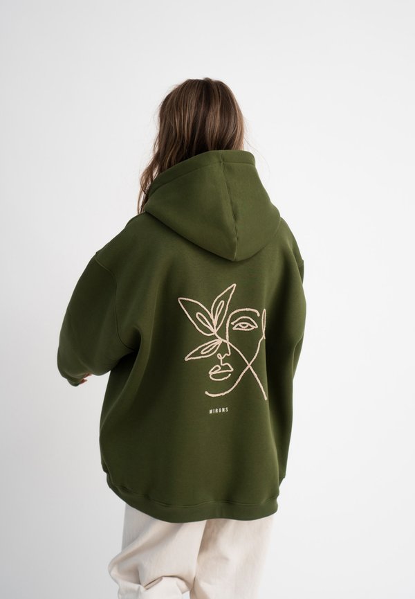 Kapuzenpullover - khaki