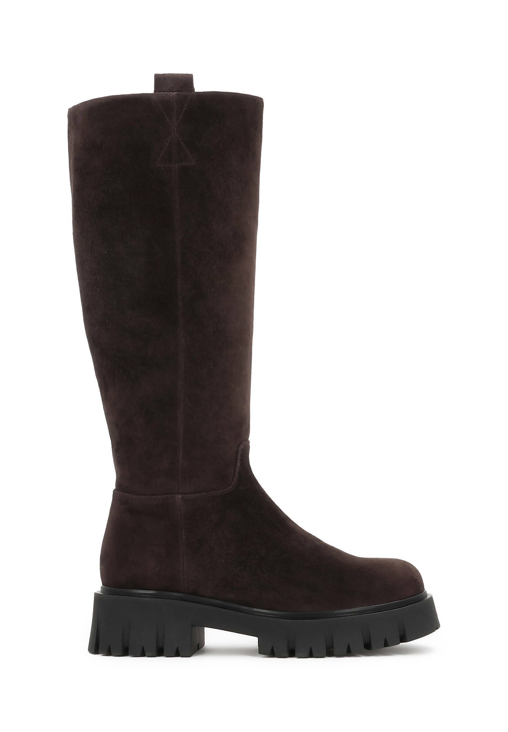 Kazar KANDE - Kozaki na platformie/brązowy - Zalando.pl