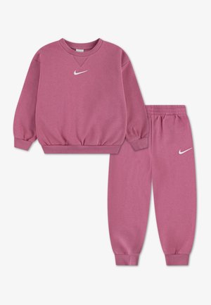 Nike Sportswear ESSENTIAL CREW SET - Φόρμα - peony
