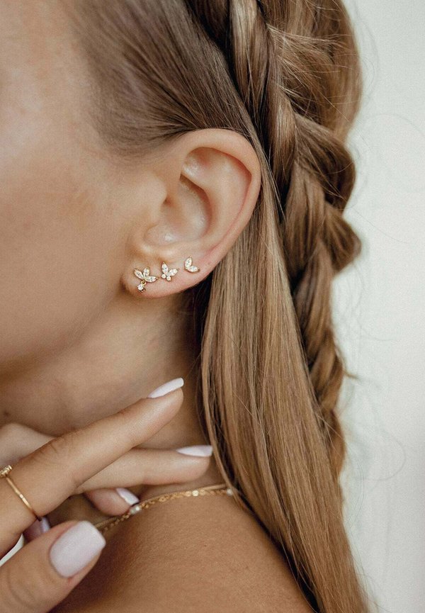 SET OF 4  - Ohrringe - goldfarben