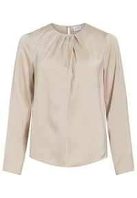 VIELMINA O NECK - Camicetta - cement