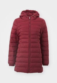ONLY ONLNEWTAHOE QUILTED HOOD COAT Short coat syrah/red