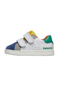 Falcotto - Babyschoenen - weiß blau grun Miniatuurafbeelding 1