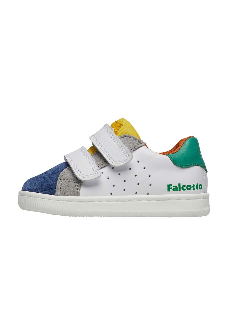 Falcotto - Babyschoenen - weiß blau grun, Vergroten