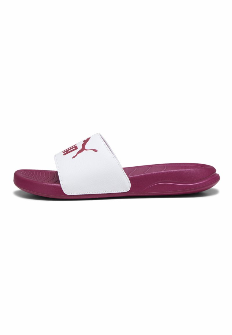 Puma POPCAT UNISEX - Pool slides - white pinktastic