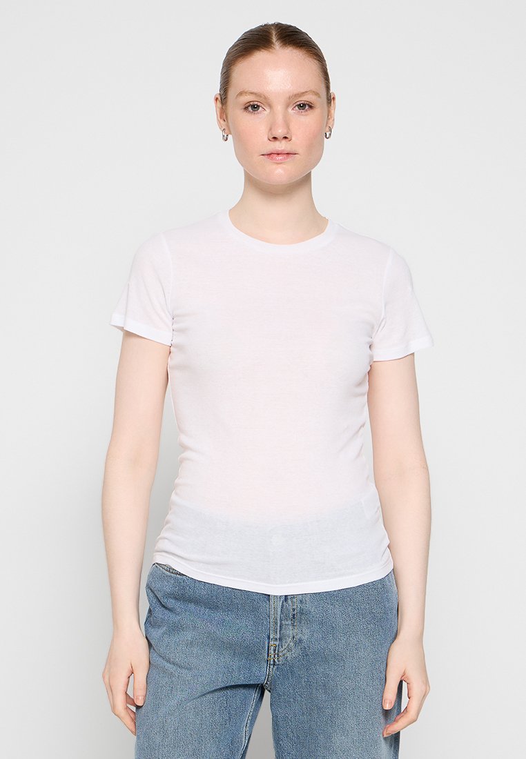 Envii T-shirt basic wit Envii T-shirt basic wit