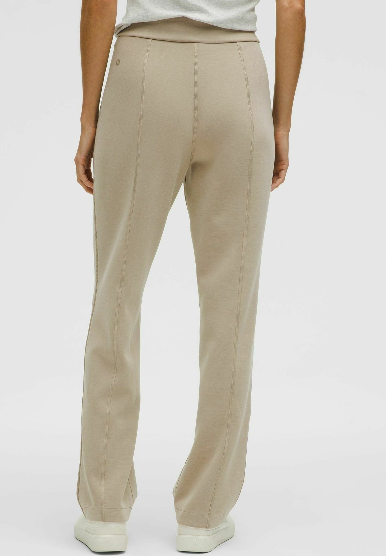 lululemon Softstreme™ High-Rise Straight Leg Regular - Trousers - sheer  oak/brown - Zalando