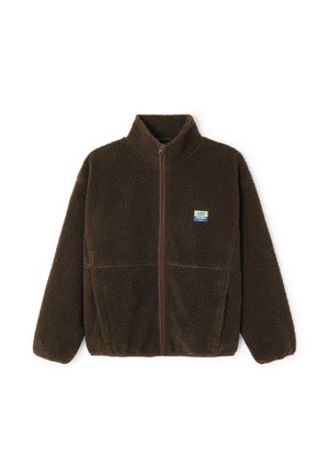 American Vintage, AMERICAN VINTAGE FLEECEJACKE HOK - Fleecejas - marronnier chine