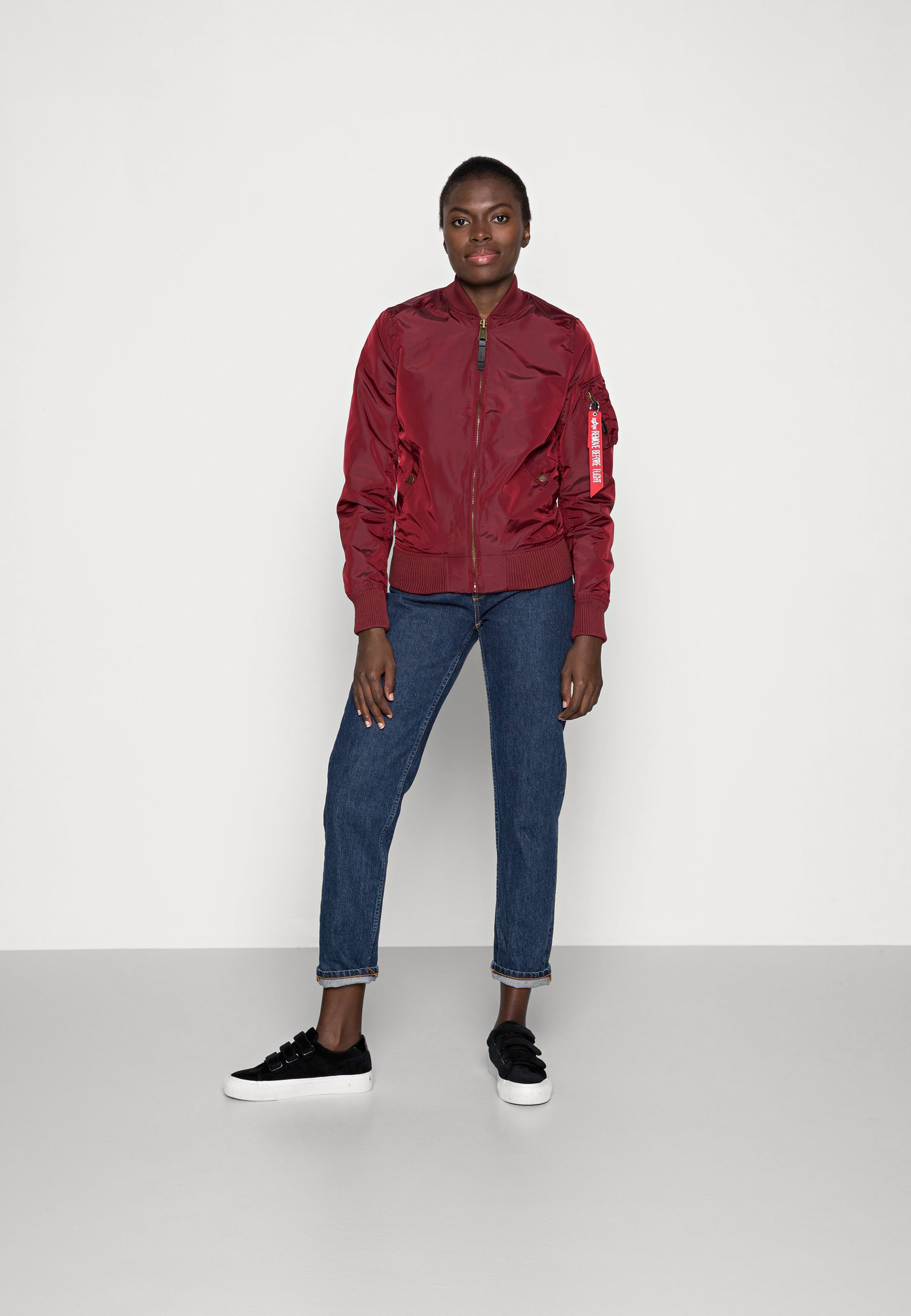 Alpha Industries MA-1 TT WMN - Bomber Jacket - burgundy/dark 