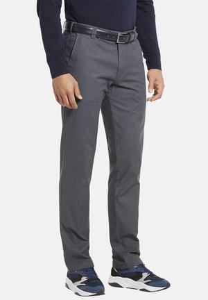 MODERNE FLAT FRONT HOSE BONN - Trousers - grau