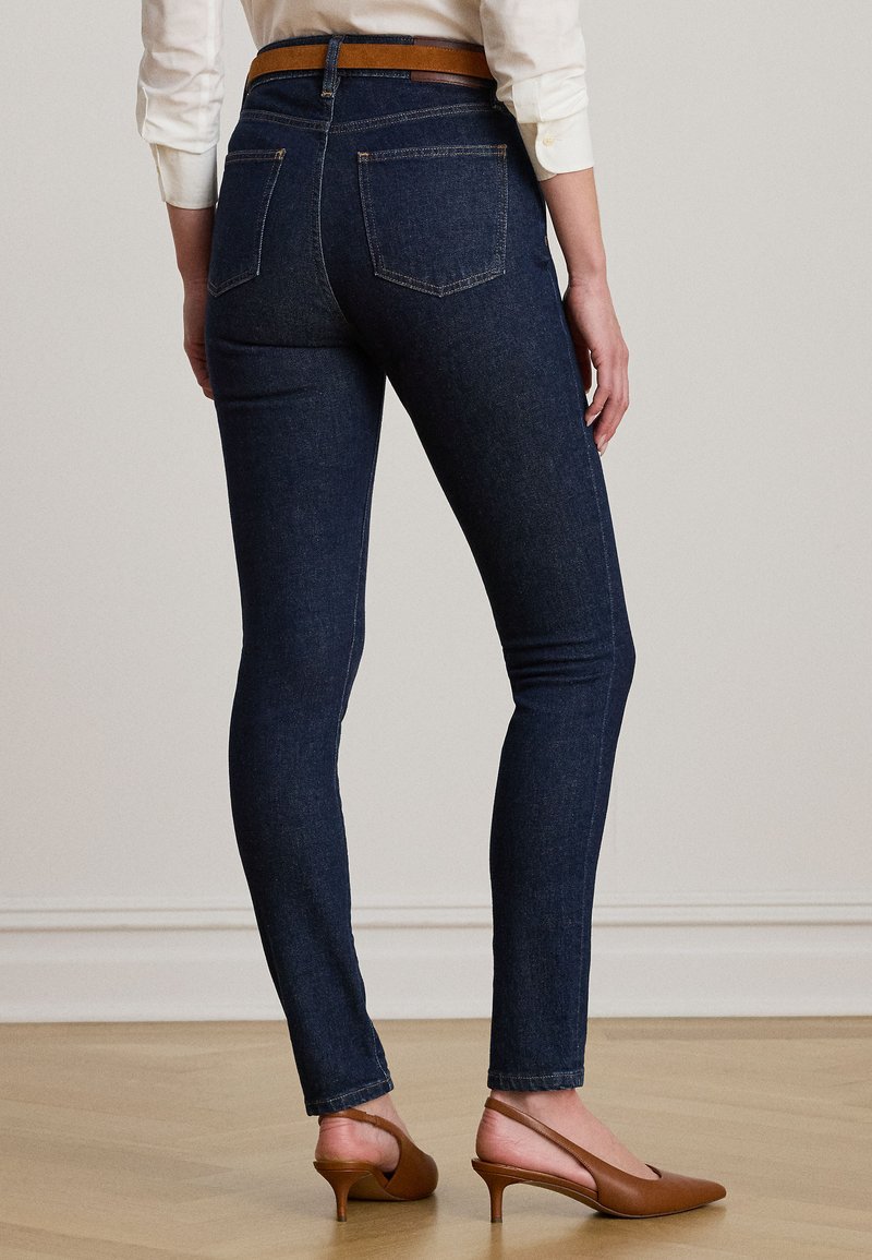 Lauren Ralph Lauren Vaqueros pitillo rinse wash/azul oscuro