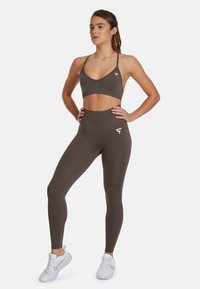 SQUATPROOF DRILL HIGH WAIST  - Tights - brown
