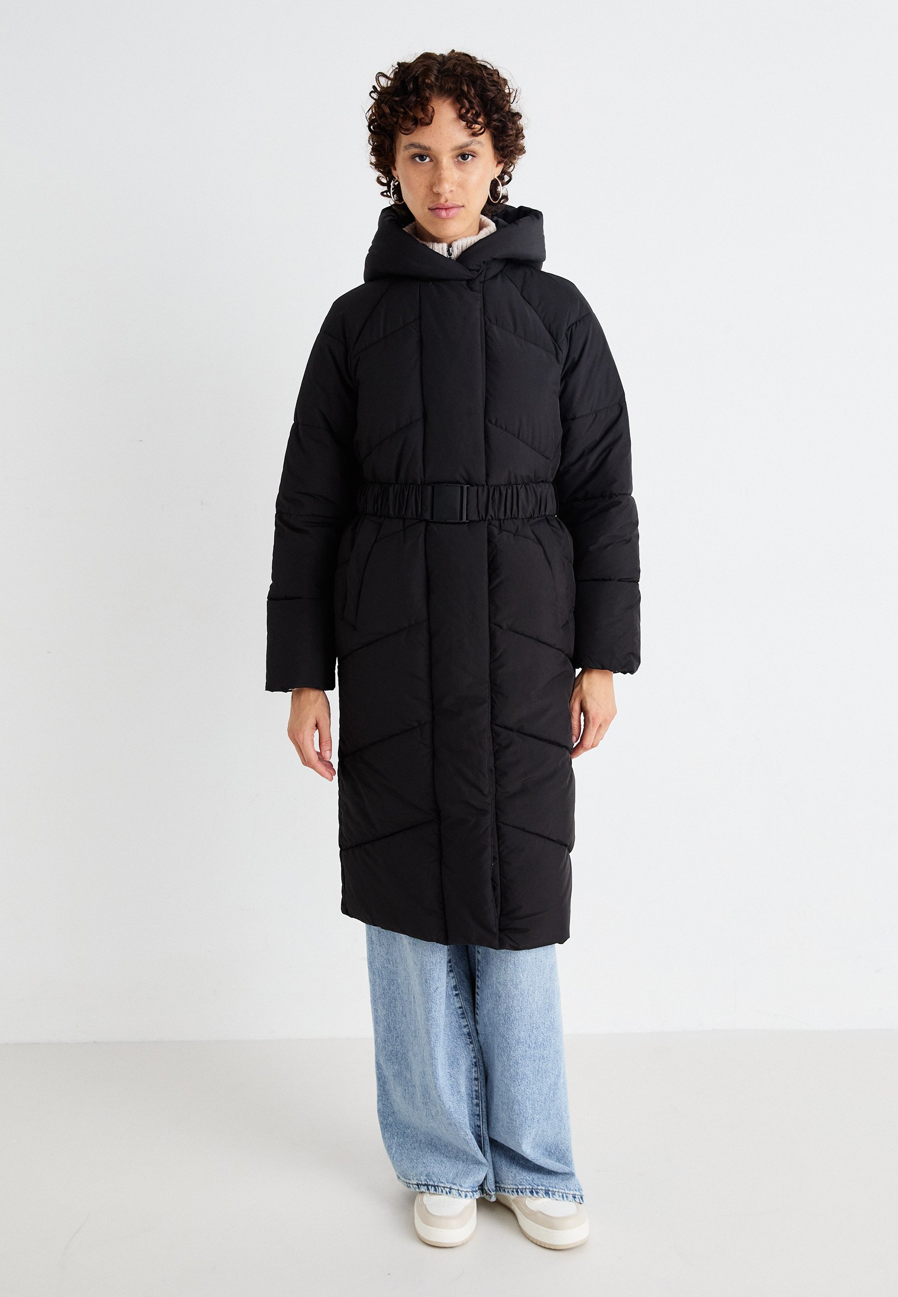 Herli to Two-tone Belted Down Coat - レディース｜ダウンジャケット