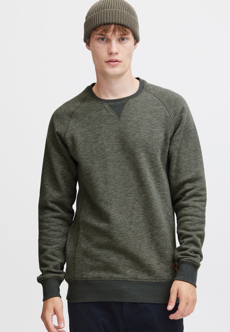 Solid - SDVITUNECK - Sweatshirt - olive, Enlarge