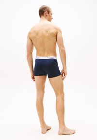 Tommy Hilfiger SIGNATURE 3P TRUNK PRINT - Calzoncillos - flag geo sky/ut olive/navy
