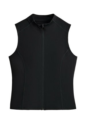 OYSHO, SLEEVELESS ZIP T-SHIRT 34701290 - Veste sans manches - black