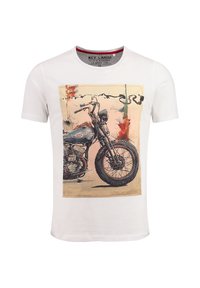 Key Largo MT SPOKES - T-shirt con stampa - white