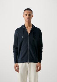 KARL LAGERFELD - HOODY JACKET - Vetoketjullinen college - navy Pienoiskuva 1