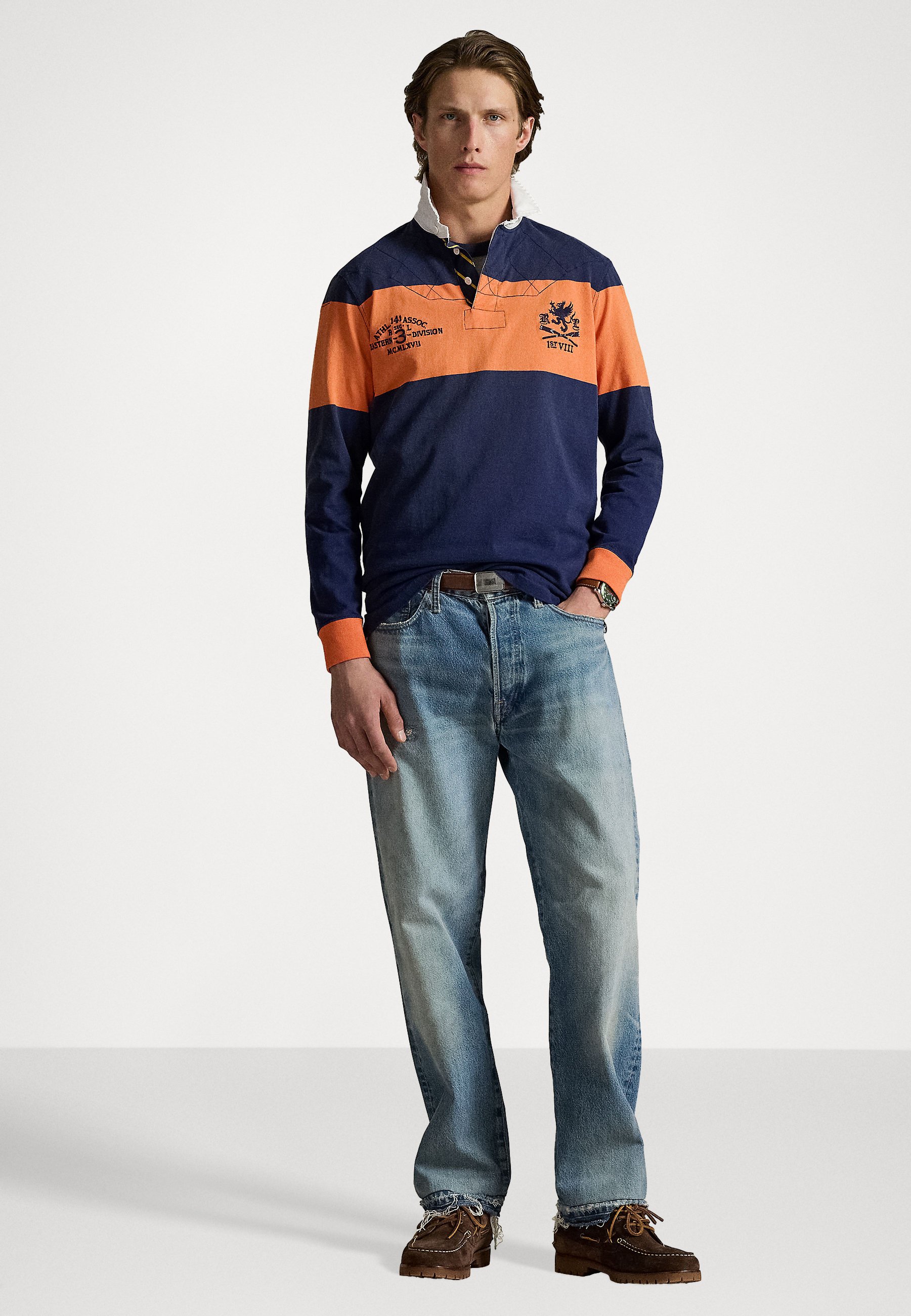 Polo Ralph Lauren CLASSIC FIT EMBROIDERED RUGBY SHIRT - Polo