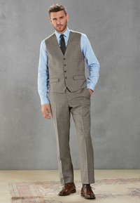 Next SIGNATURE BRITISH FABRIC CHECK SUIT: WAISTCOAT - Vest - neutral
