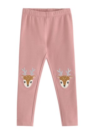 KNEE PATCH FOREST - Leggings - Trousers - light dusty pink