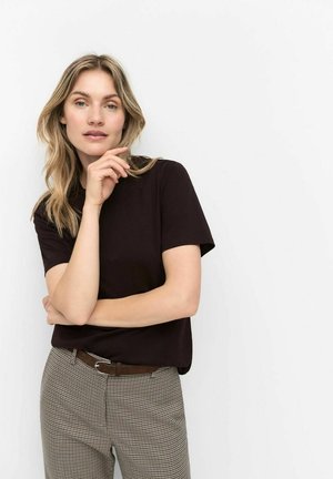 STOCKH LM, MAIA PREMIUM TEE - T-shirt basic - dark brown