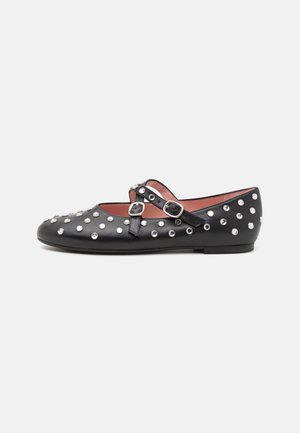 Pretty Ballerinas NICOLE - Pahkluurihmadega baleriinad - black