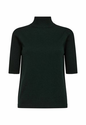 Mos Mosh RELENA TURTLENECK  - Basic T-shirt - scarab