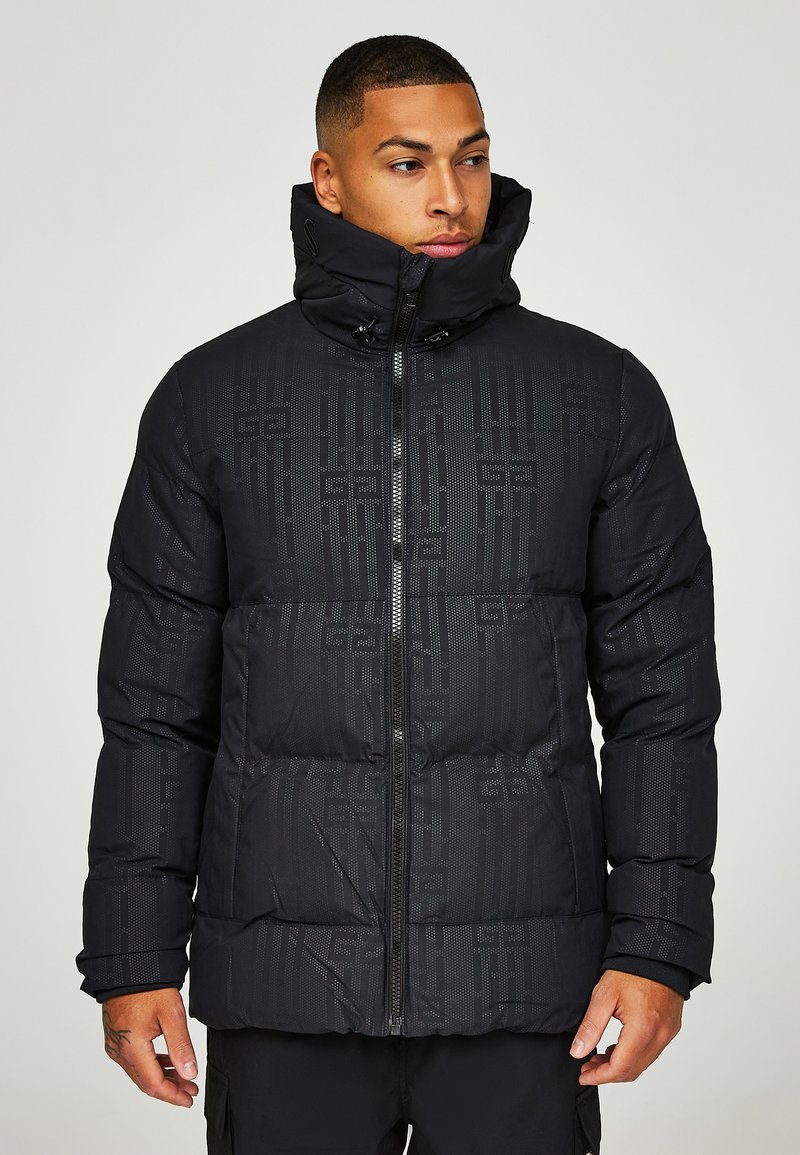 Glorious Gangsta DOMAR SHORT PUFFER JACKET Winter jacket jet black