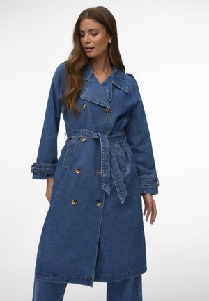 Vero Moda LELOU - Καμπαρντίνα - medium blue denim