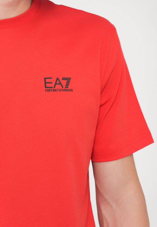 TRAIN LOGO TEE  - Print T-shirt - molten lava4