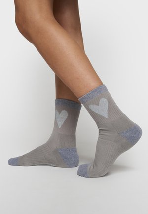 10DAYS, 10DAYS ACCESSORIES SOCKS HEART - Calcetines - stone