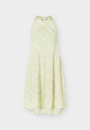 Selected, SLWEMILA REGULAR HALTERNECK SHORT DRESS - Φόρεμα ημέρας - lint