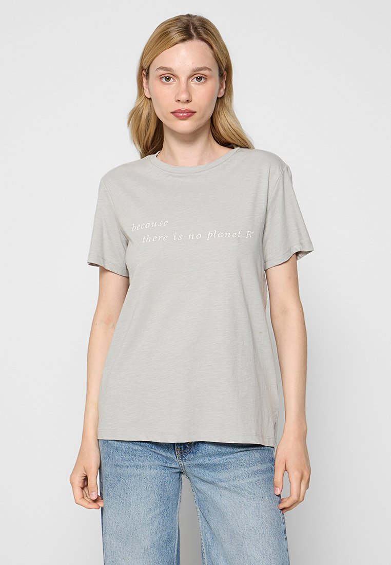 Ecoalf T-shirt print grijs