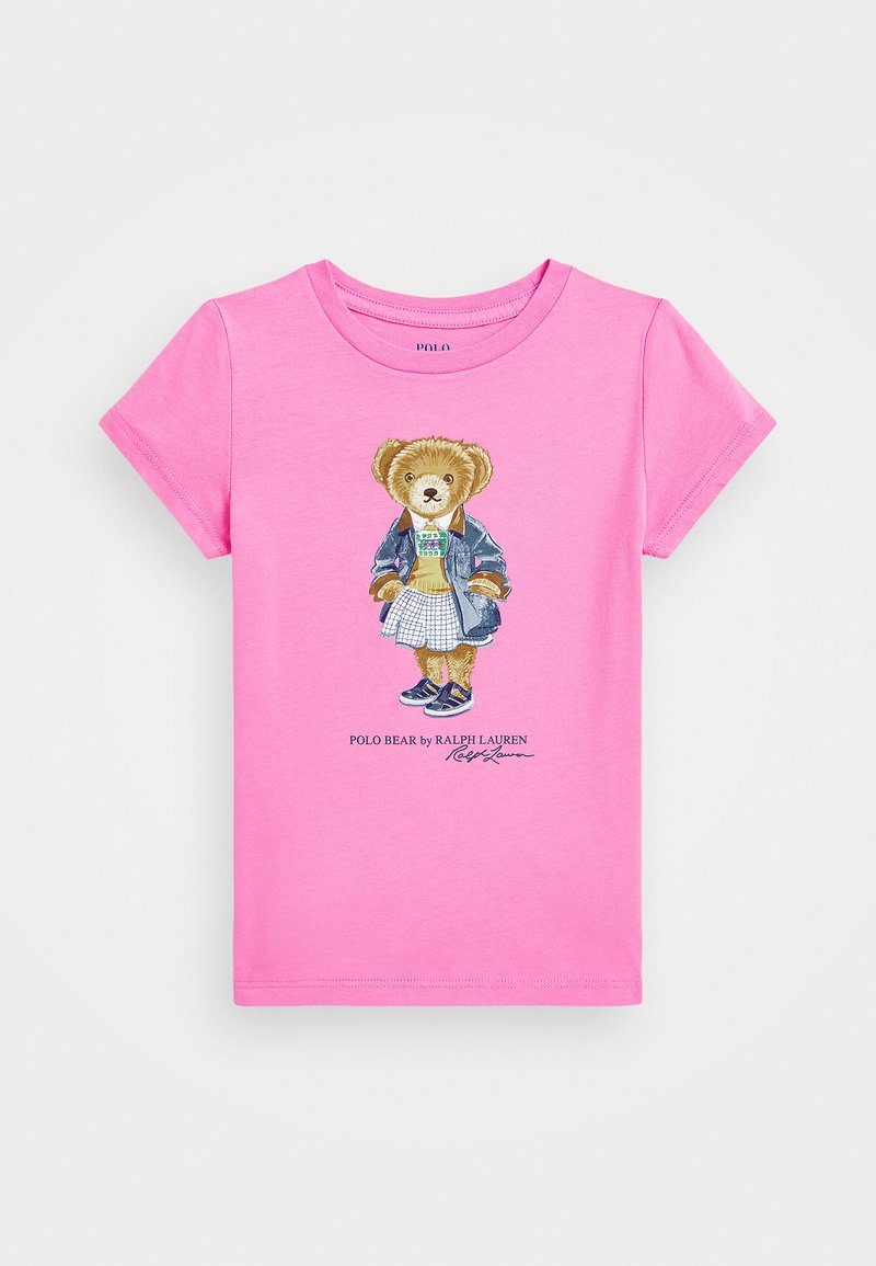 Polo Ralph Lauren - POLO BEAR COTTON JERSEY TEE - T-shirt imprimé - laguna pink, Agrandir