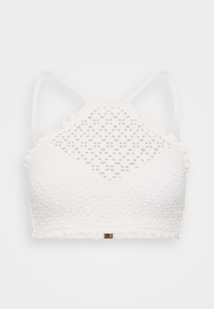 Seafolly HIGH NECK - Bikini top - vanilla