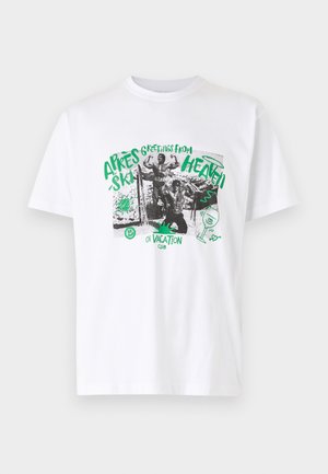 On Vacation APRÈS SKI HEAVEN UNISEX - Majica kratkih rukava s printom - white