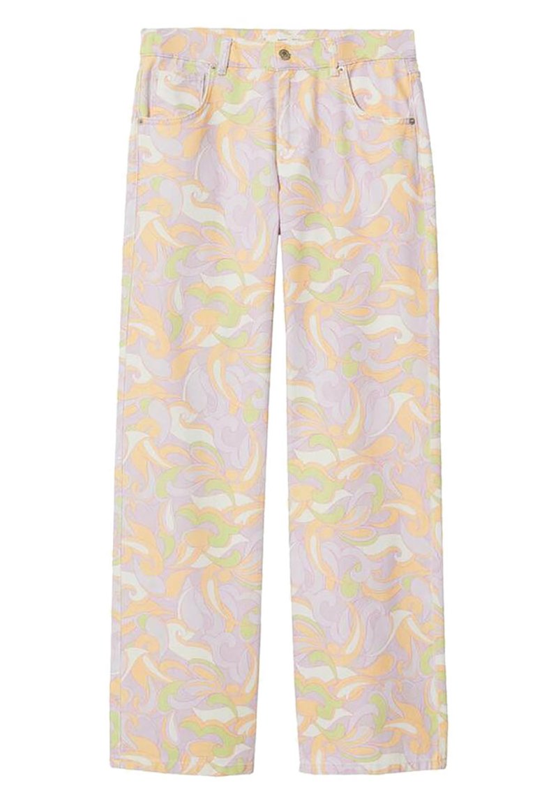 Mango Straight leg jeans paars Mango Straight leg jeans paars