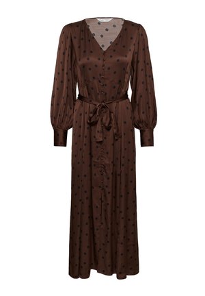 Part Two, CILUCAPW DRESS - Μάξι φόρεμα - brown dot