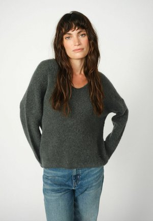 Mos Mosh THORA V-NECK - Jumper - urban chic
